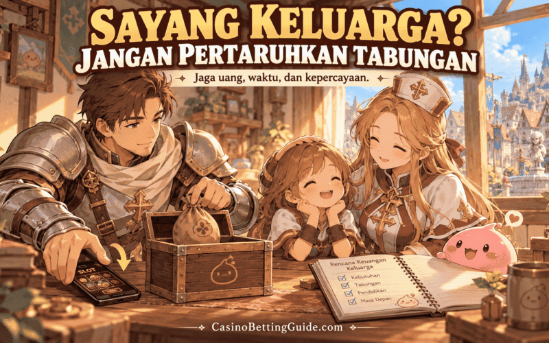 Keluarga petualang bernuansa Ragnarok Online Classic menyimpan tabungan bersama Poring, dengan pesan “Sayang keluarga? Jangan pertaruhkan tabungan.